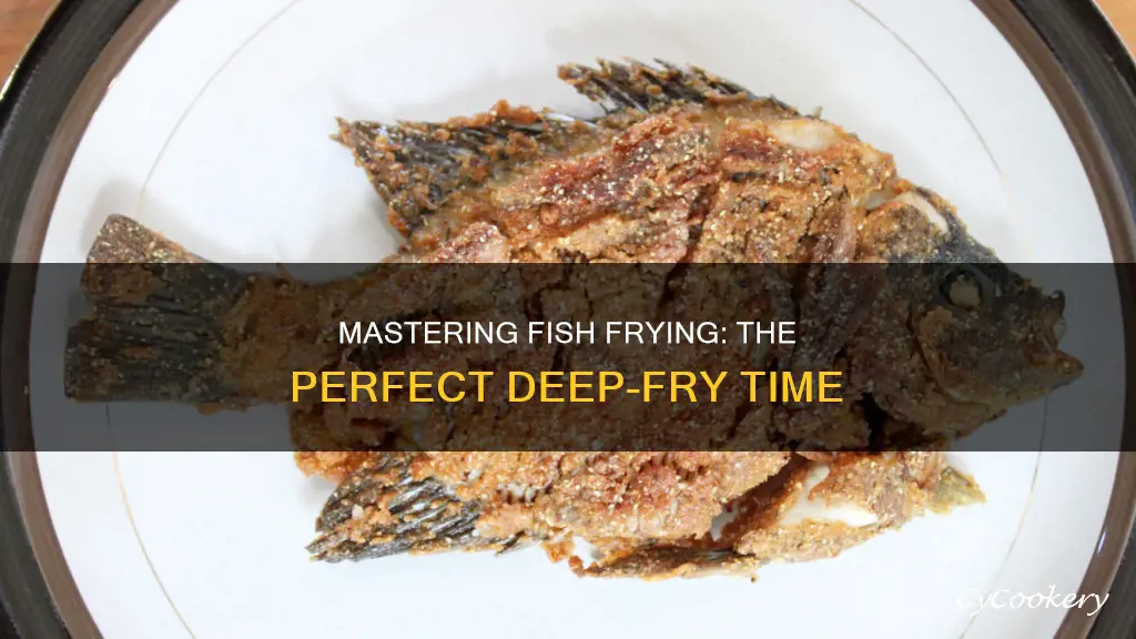 how long do i cook fish in a deep fryer