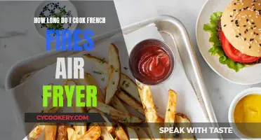 Crispy French Fries: Air Fryer Cooking Time Guide