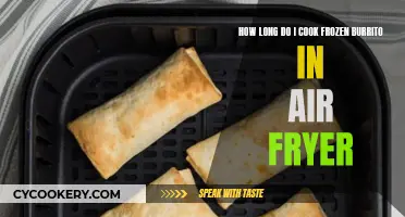 Perfectly Cooked Frozen Burritos: Air Fryer Time Guide