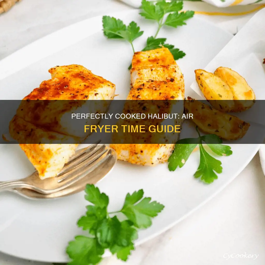 how long do i cook halibut in the air fryer