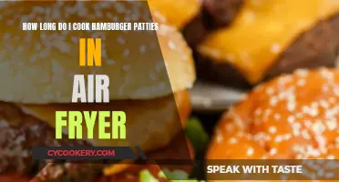 Mastering the Air Fryer: Perfectly Cooked Hamburger Patties