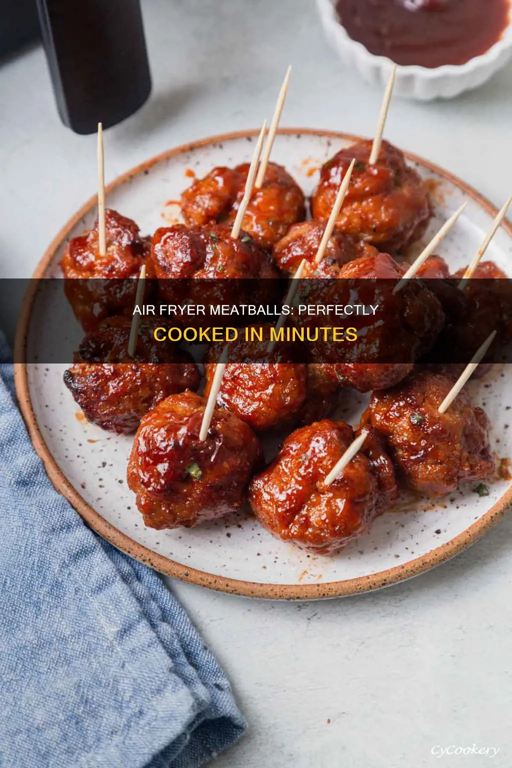 how long do i cook meatballs in air fryer