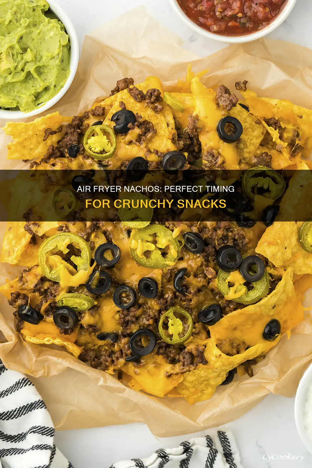 how long do i cook nachos in the air fryer