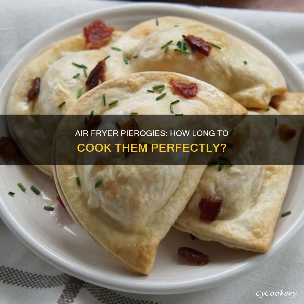 how long do i cook pierogies in an air fryer