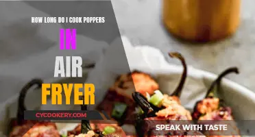 Mastering Poppers: Air Fryer Cooking Time Guide