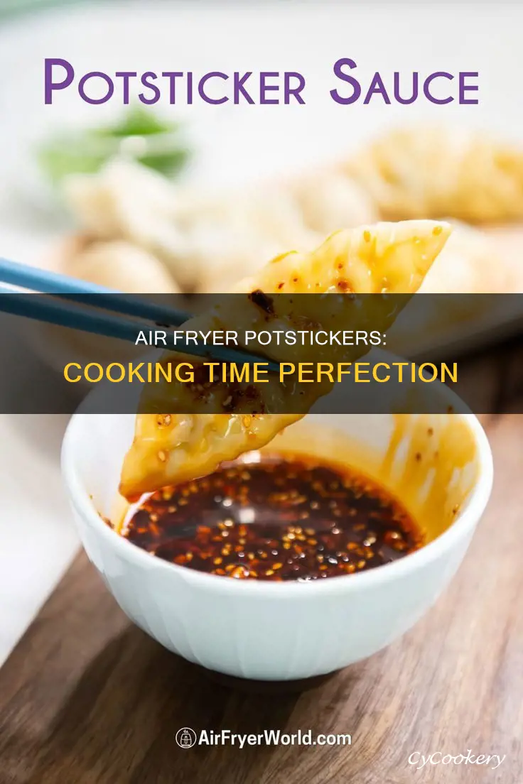 how long do i cook potstickers in air fryer