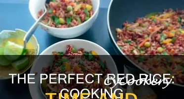 how long do I cook red rice in a pot