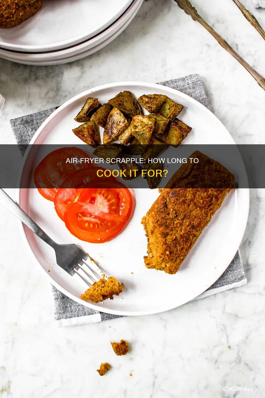 how long do i cook scrapple in the air fryer