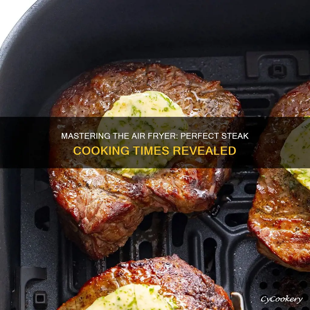 how long do i cook steak in my air fryer