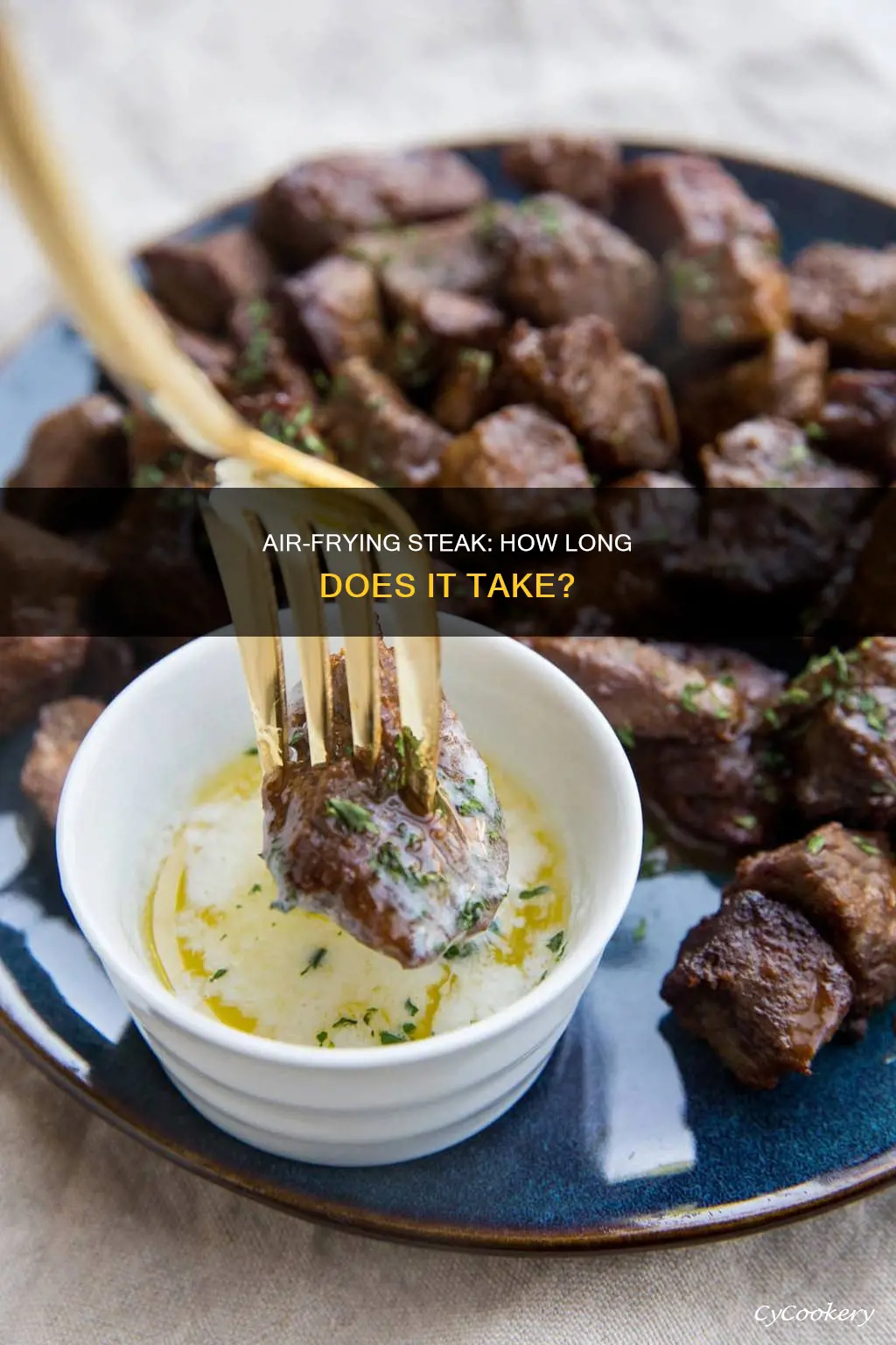 how long do i cook steak in my air fryer
