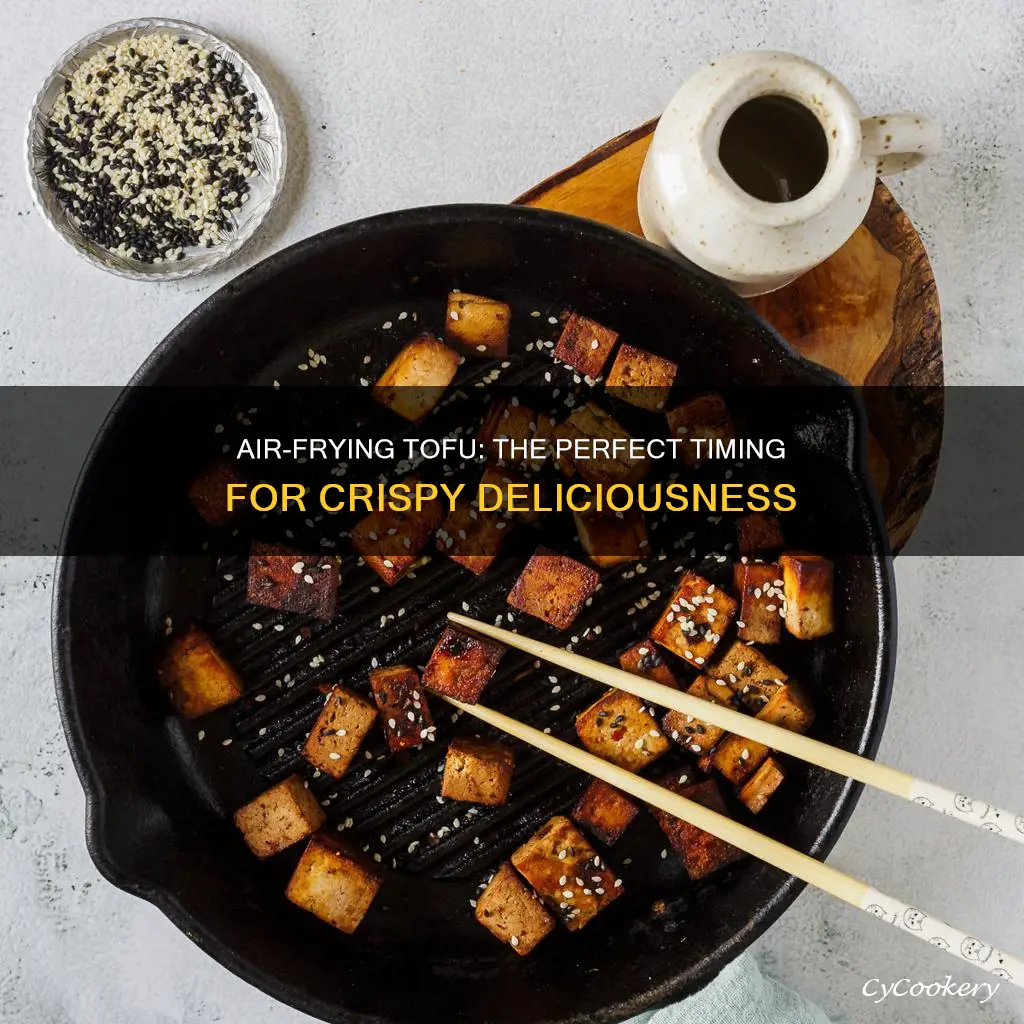 how long do i cook tofu in air fryer
