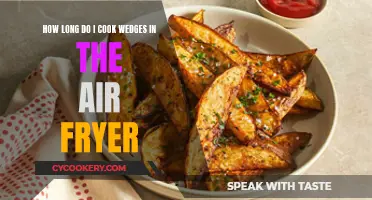 Crispy, Golden Wedges: Air Fryer Cooking Time Guide