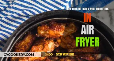 Perfectly Crispy: Air Fryer Wing Drumette Cooking Time