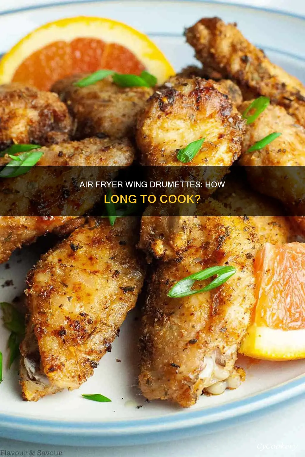 how long do i cook wing drumettes in air fryer