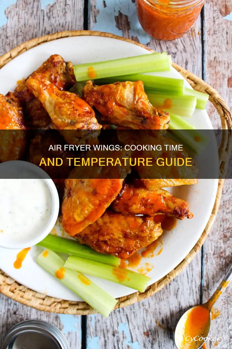 how long do i cook wings in a air fryer