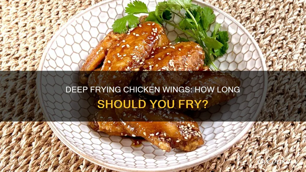 how long do i cook wings in a deep fryer
