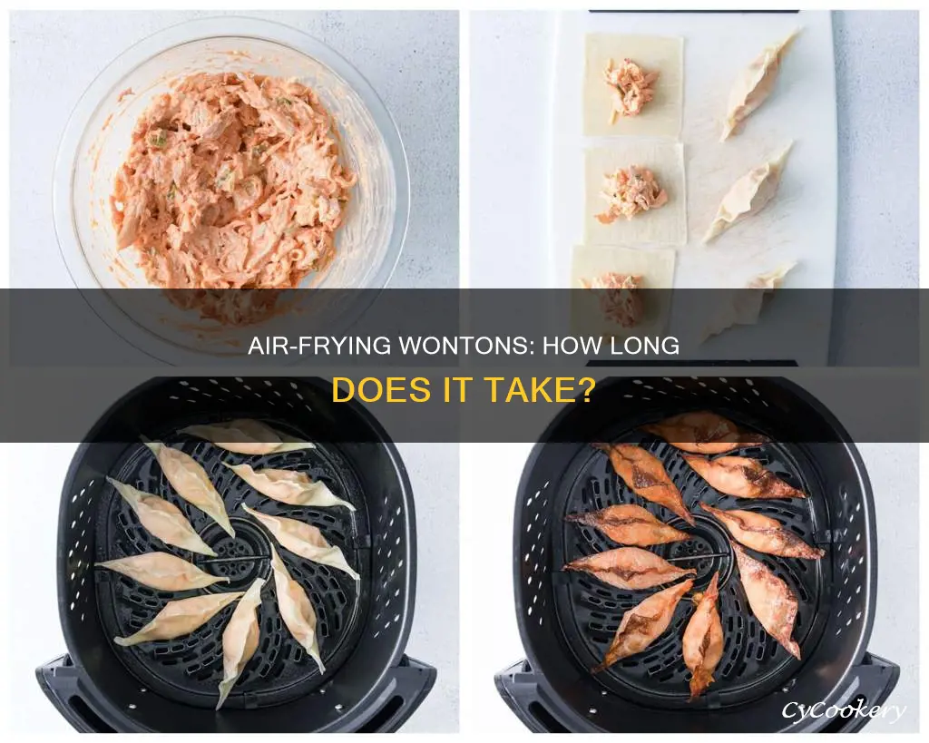 how long do i cook wontons in the air fryer