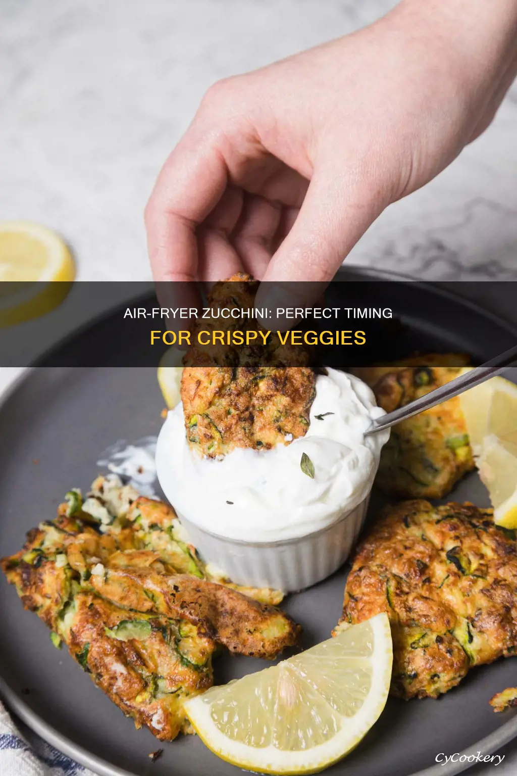 how long do i cook zucchini in an air fryer