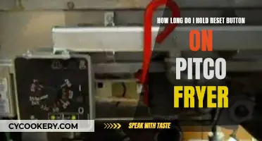 Resetting Your Pitco Fryer: How Long to Hold the Button