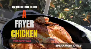 Mastering the Perfect Fryer Chicken: Time and Temperature Guide