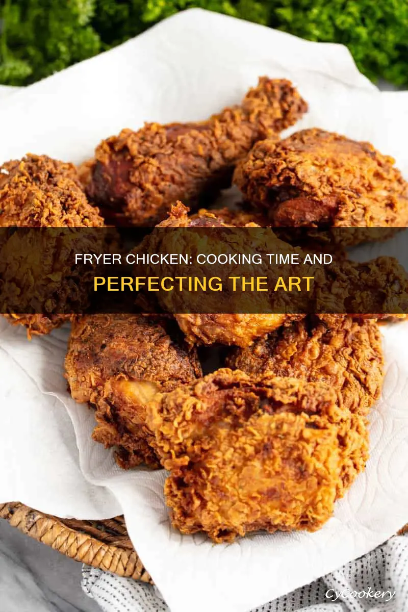 how long do i need to cook a fryer chicken