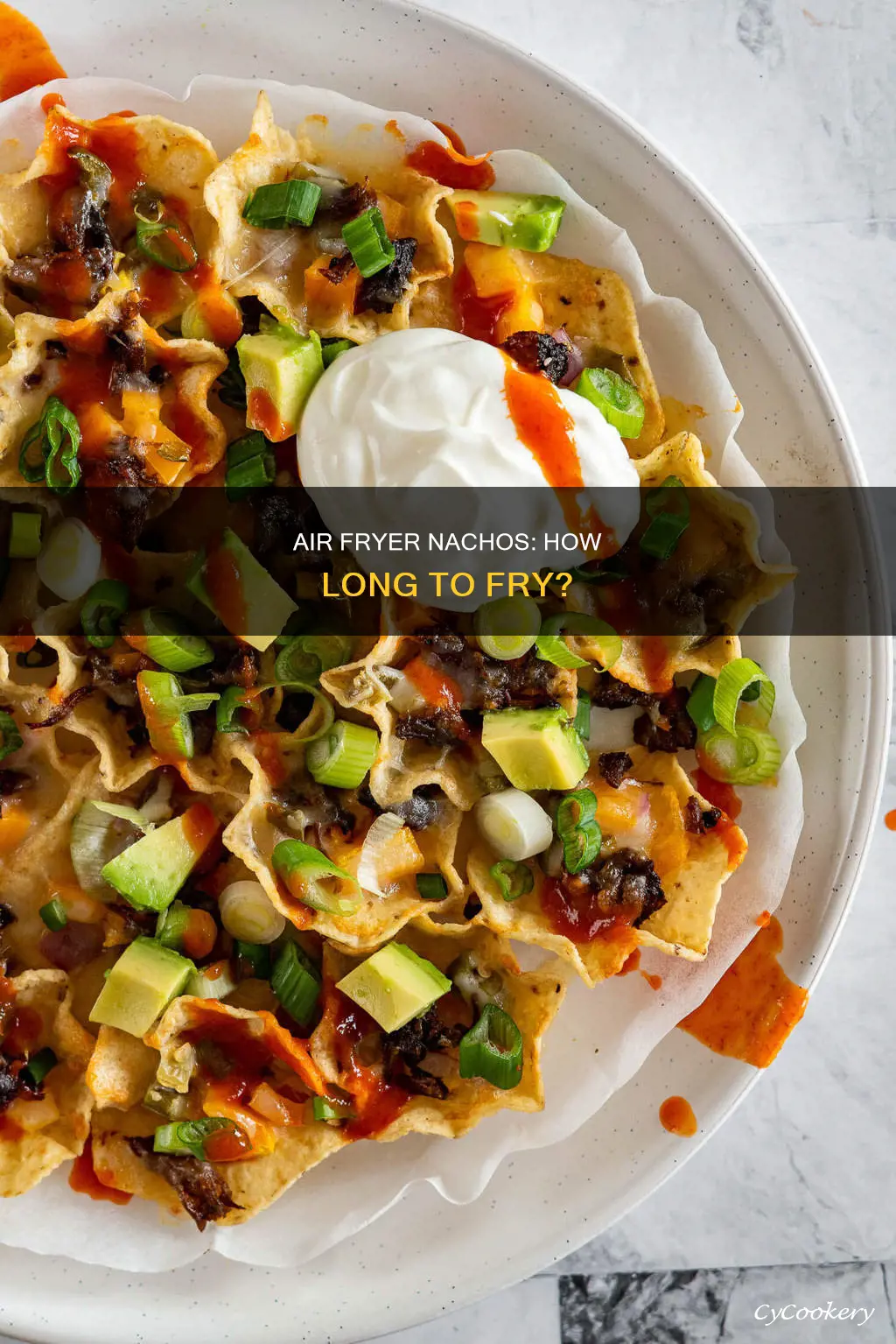 how long do i put nachos in the air fryer