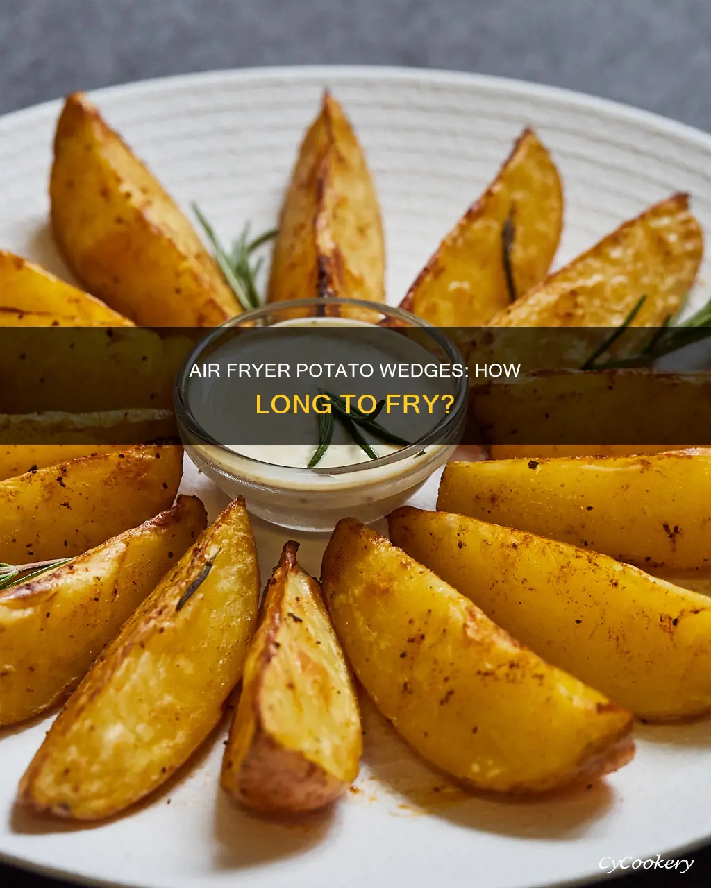 how long do i put potato wedges in air fryer