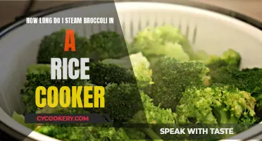 Steaming Broccoli: Using Rice Cooker for Quick, Healthy Veggies