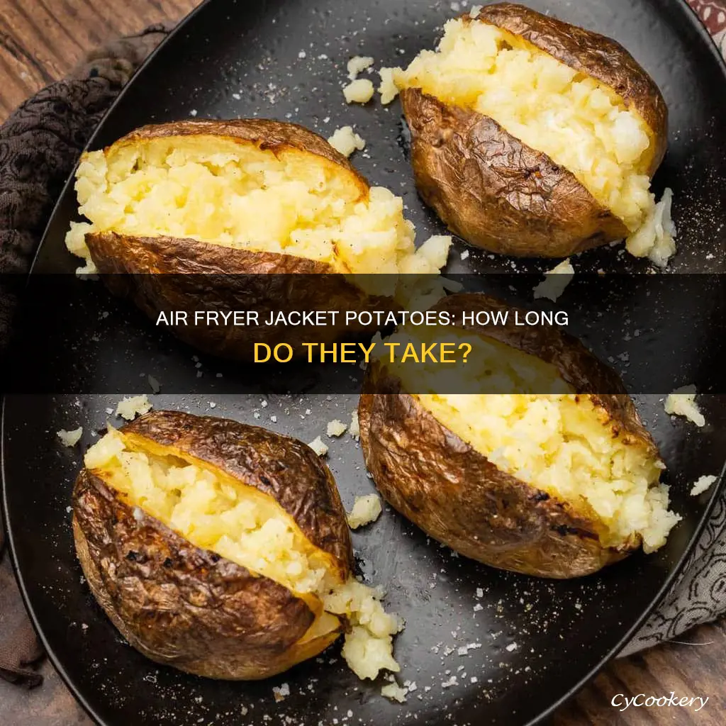 how long do jacket potatoes take in the air fryer