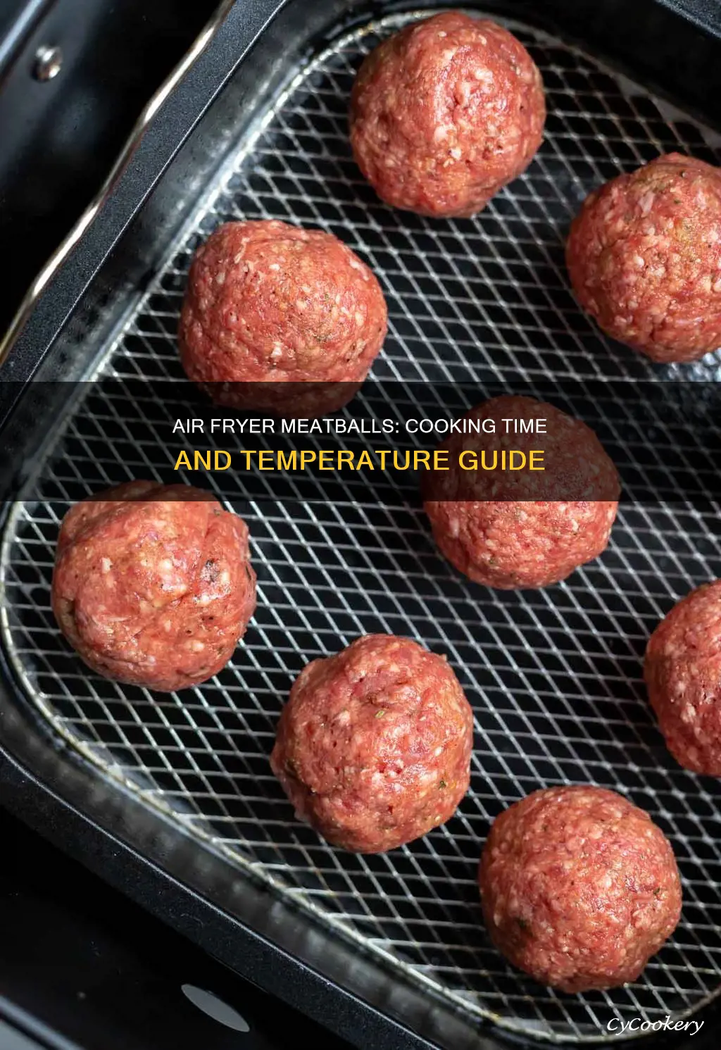 how long do meatballs go in the air fryer