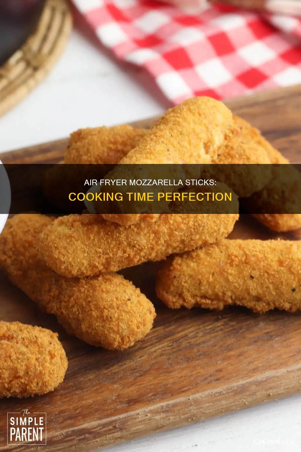 how long do mozzarella sticks cook in an air fryer