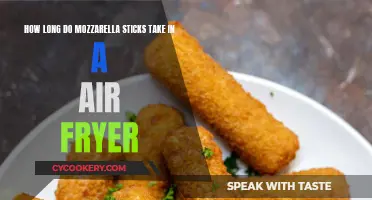 Mozzarella Sticks: Air Fryer Cooking Time Perfection