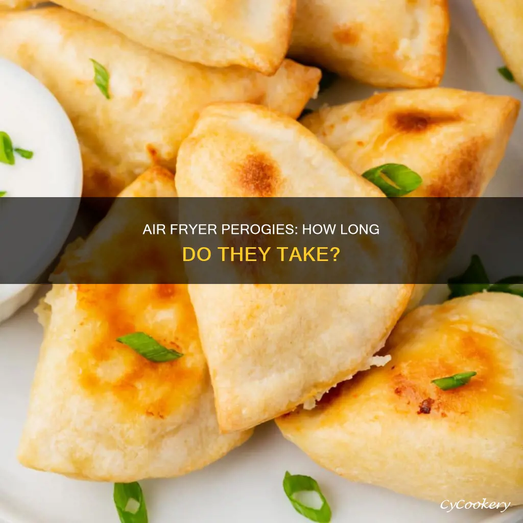 how long do perogies go in air fryer