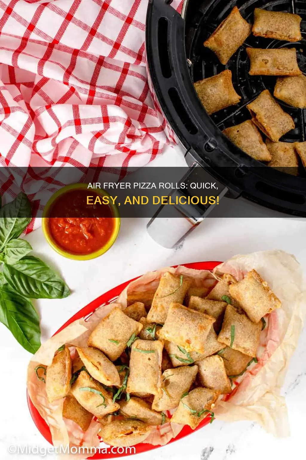 how long do pizza rolls cook in air fryer