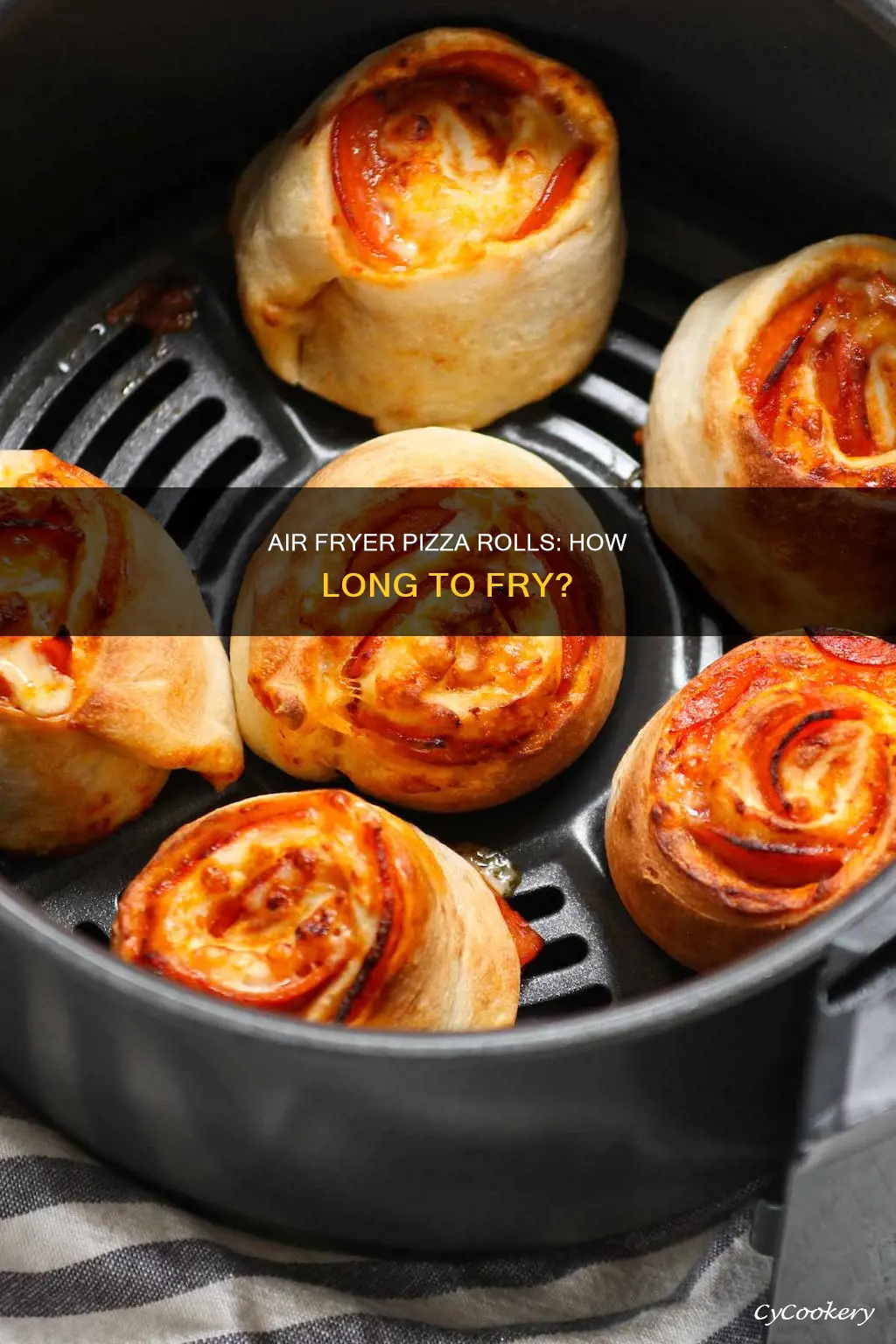 how long do pizza rolls go in the air fryer