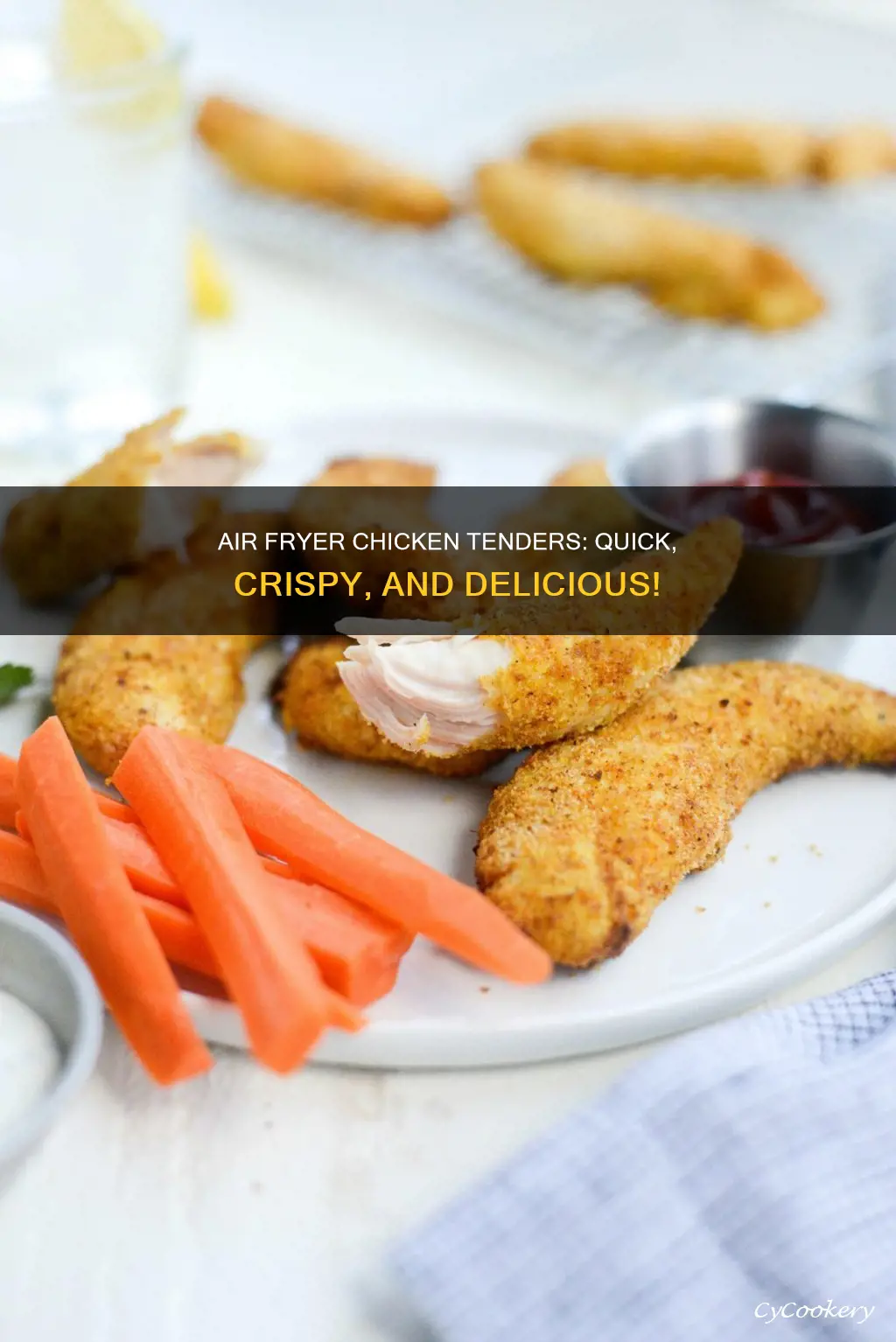 how long do raw chicken tenders take in air fryer