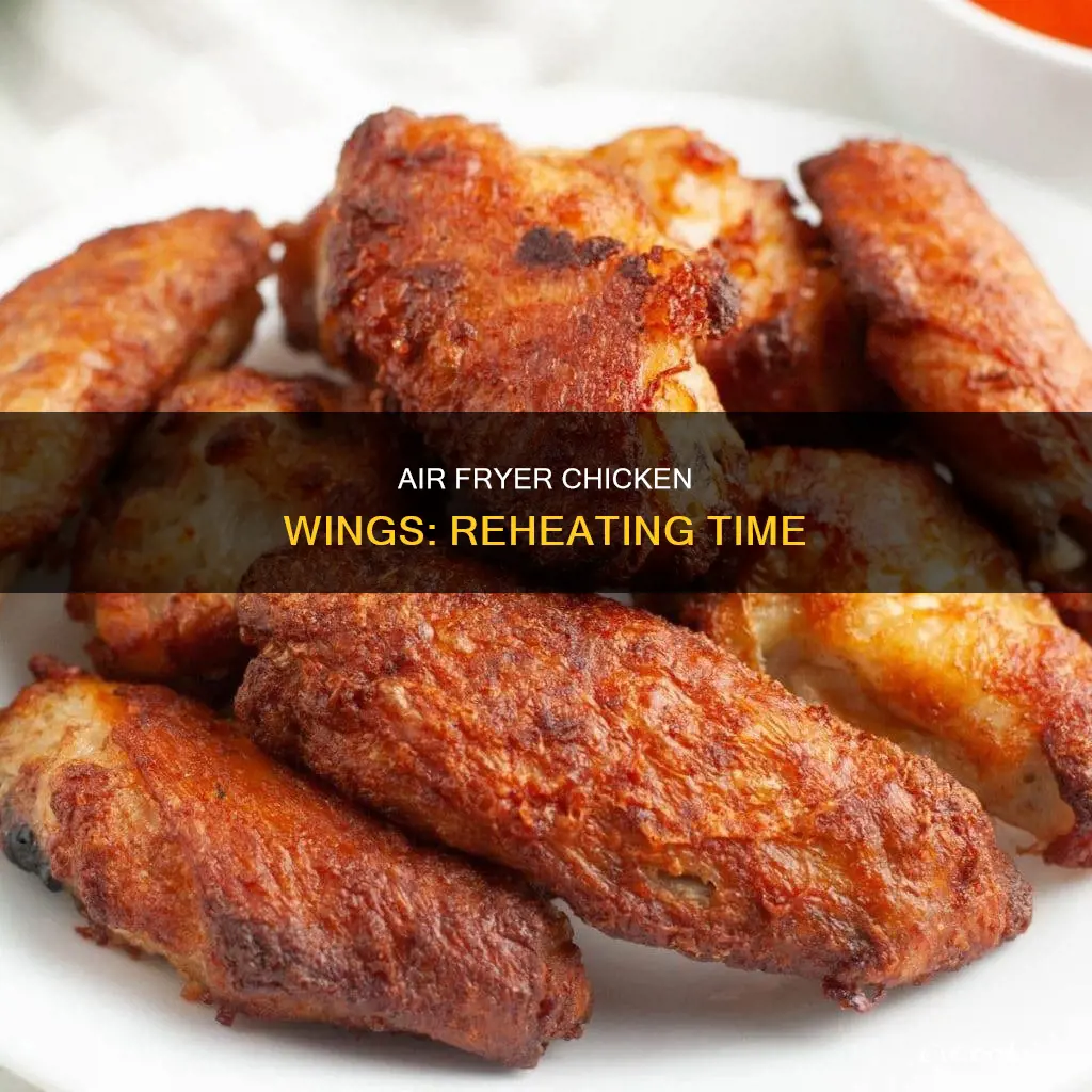 how long do reheat chicken wings in air fryer