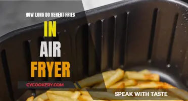 Reheating Fries: Air Fryer Method and Timing