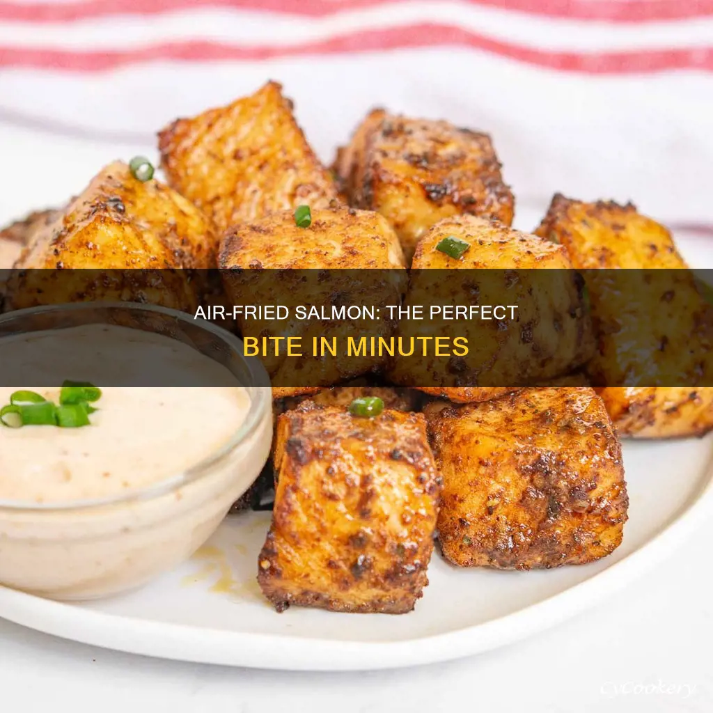 how long do salmon bites take in air fryer