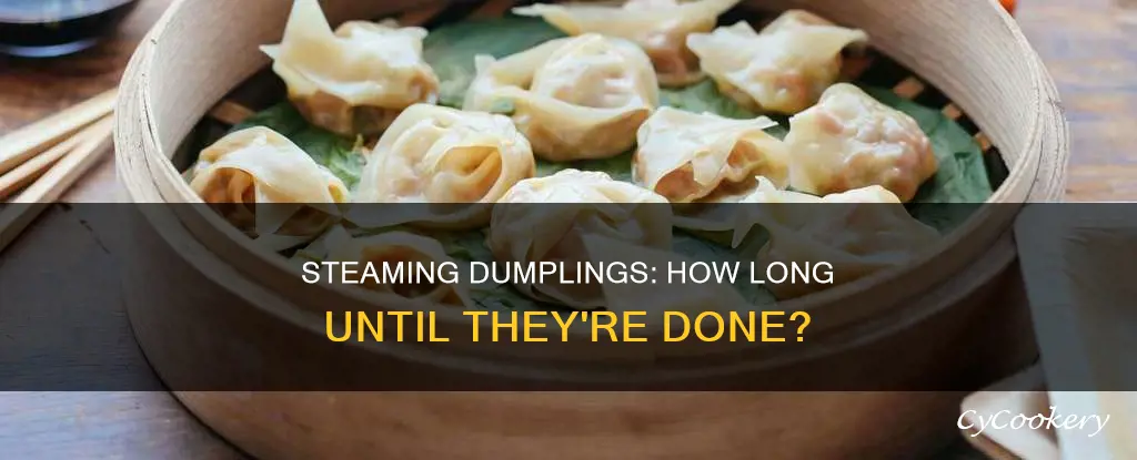 how long do steamed dumplings take to cook