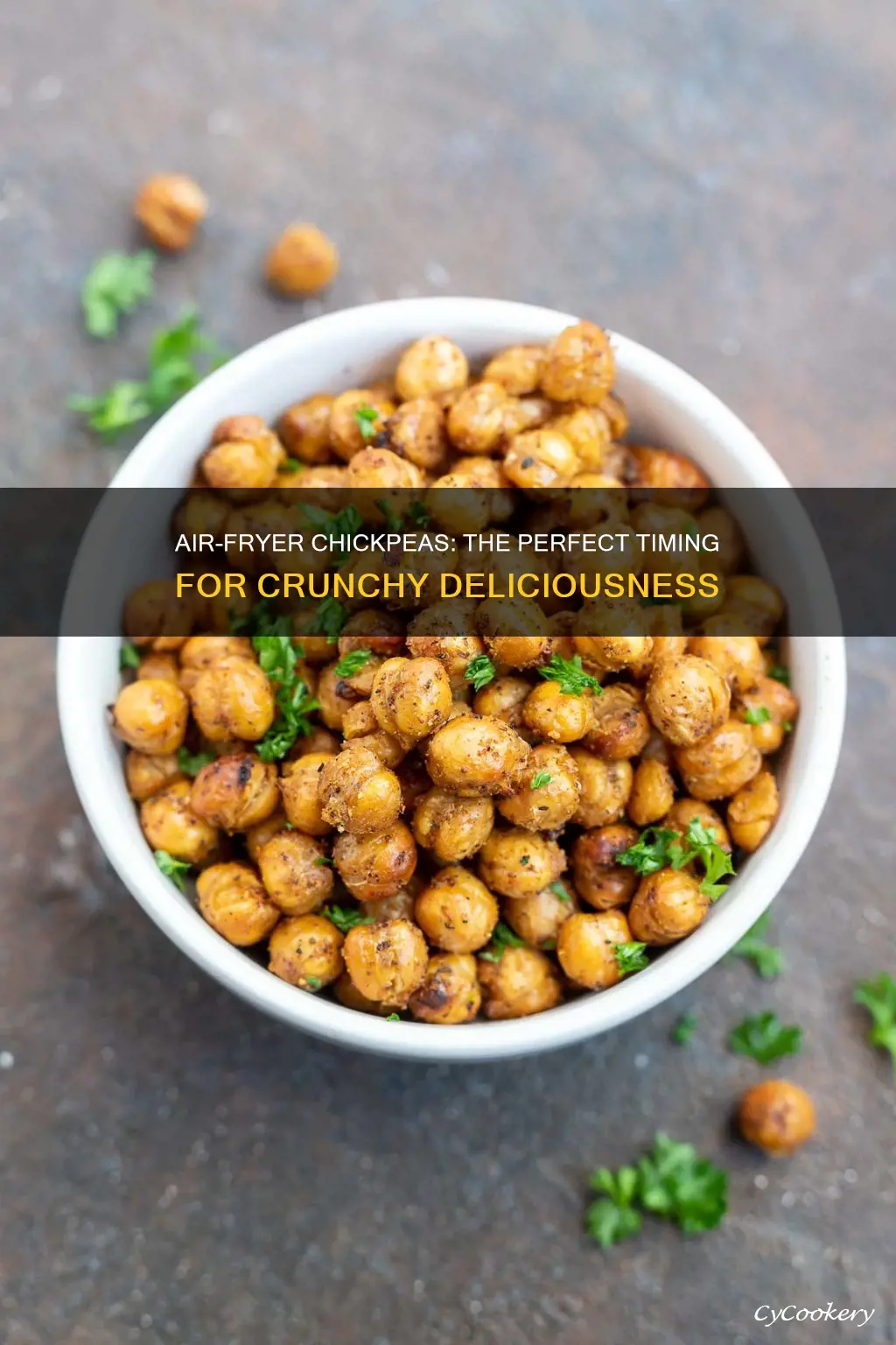 how long do u air fryer chickpeas