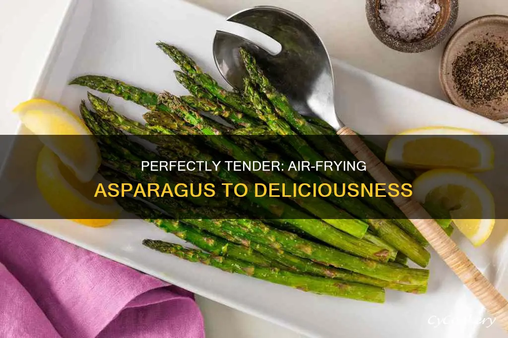 how long do u cook asparagus in air fryer