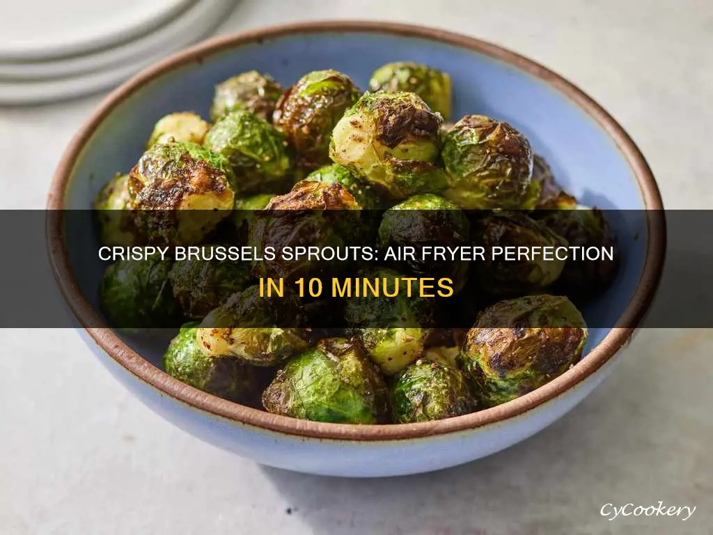 how long do u cook brussel sprouts in air fryer