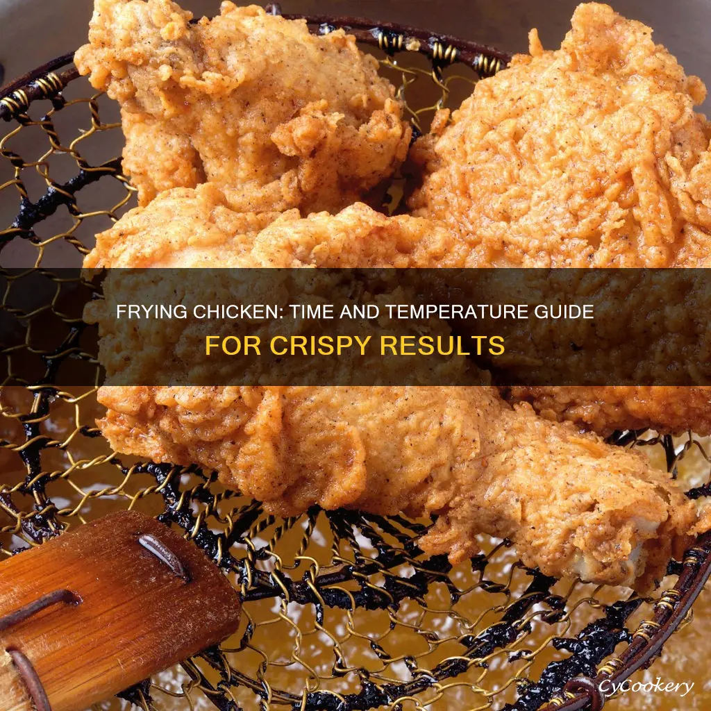 how long do u fry chicken in a deep fryer