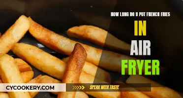 Air-Fryer French Fries: How Long to Fry?