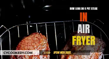 Air Fryer Steak: The Perfect Timing for a Tender Cut