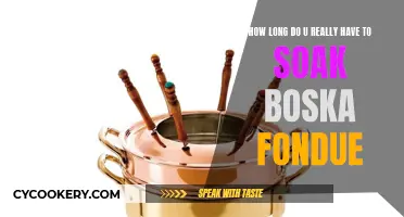 Boska Fondue: The Perfect Soak Time for a Delicious Dip