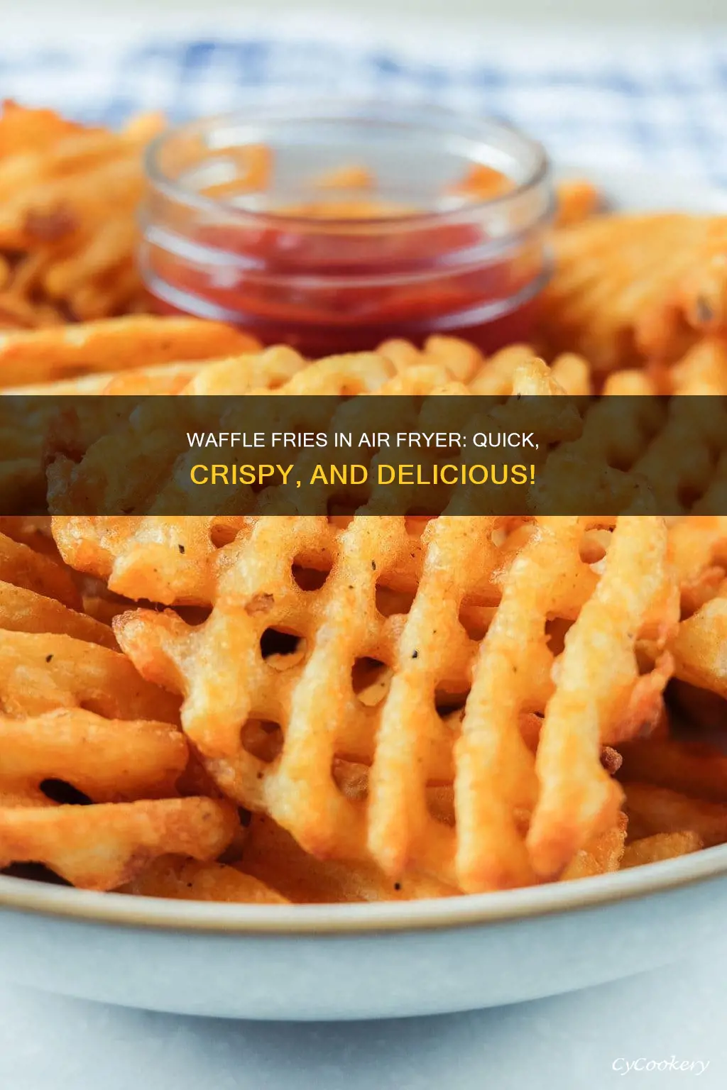 how long do waffle fries take in air fryer