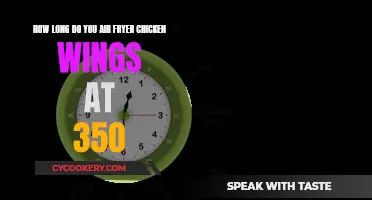 Air Frying Chicken Wings: The Perfect Timing at 350