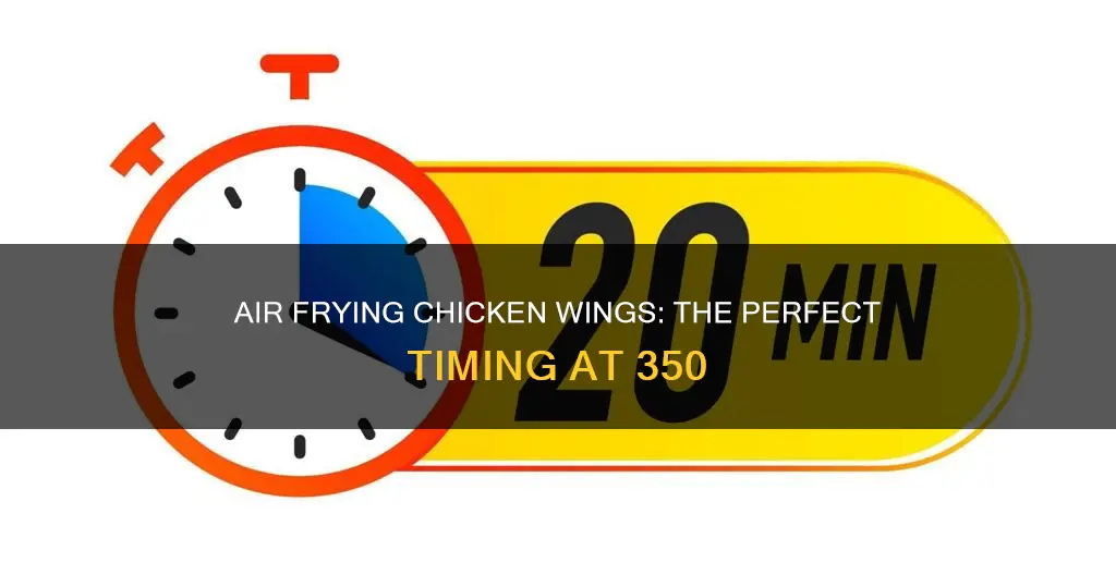 how long do you air fryer chicken wings at 350